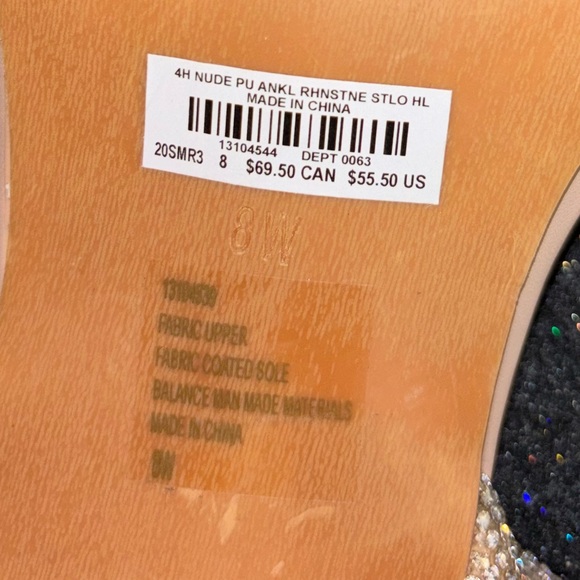 NWT Torrid Rhinestone Heels - Picture 3 of 5